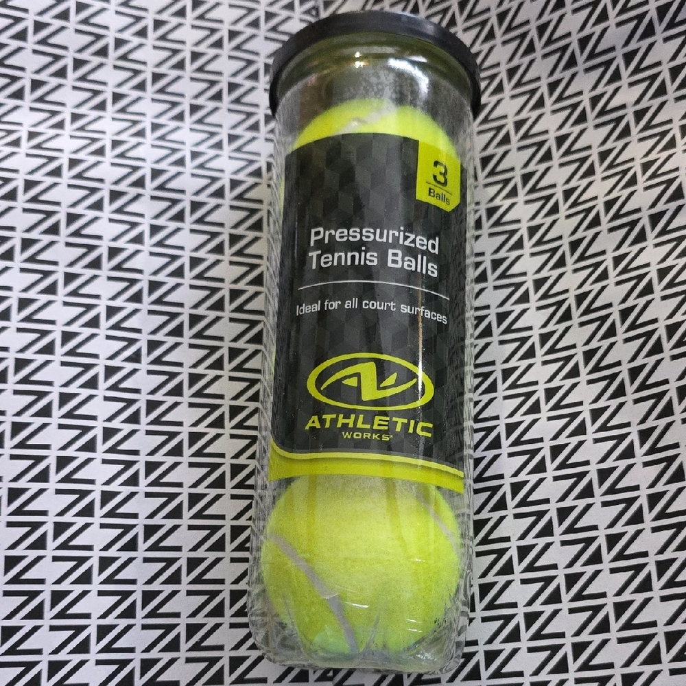 Athletic Works Neon Yellow Tennis Balls